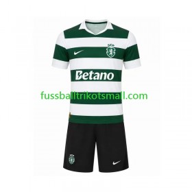 Fußballtrikots Sporting Lissabon Kinder 2026-2027 Kurzarm Heimtrikotsatz kaufen